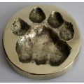 Rare BW Genis African Lion/Panthera Leo Spoor in solid brass 1985 FOR JENNIFER
