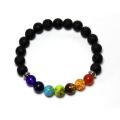 Lava Beads Chakra Reiki Infuser bracelet