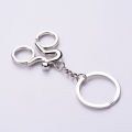 Stainless Steel Key Chain Holder Bottle Opener Fathers Day Gift Man Bicycle Key chain hot silver