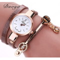 New Fashion Women Bracelet Watch Gold Quartz Gift Watch Wristwatch Women Dress Leather Casual