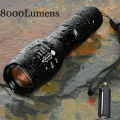 G700 X800 8000Lumen Zoomable XML T6 LED 18650 Flashlight Focus Torch Lamp Light