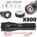 G700 X800 8000Lumen Zoomable XML T6 LED 18650 Flashlight Focus Torch Lamp Light