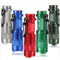 7W CREE Q5 LED 600lm Mini ZOOMABLE Flashlight Torch 14500/AA