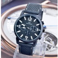 Men Fashion Military Stainless Steel Sport Racing Quartz Analog Wrist Watch