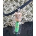 Valentines Gift - Message in a Bottle Pendant Necklace