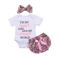Babygirl 3pc Floral Outfit Set