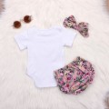 Babygirl 3pc Floral Outfit Set