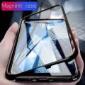 360° Magnetic Case Front+Back Glass Samsung Note 8/Note9/Note 10/Note 10 Plus/Note 20/Note 20 Ultra