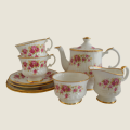 Vintage Elizabethan Queens Rose Tea for Two set