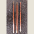 Parker Hale 3-piece hardwood and solid brass cleaning rod for a 12 gauge bore