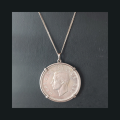 George VI Five Shilling Coin Pendant