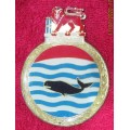 SAS Walvisbaai Navy Ship - plaque / crest / badge