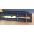 GEORGE BUTLER SILVERSMITHS CHEESE KNIFE MINT.