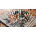 MASSIVE OLD JAPANESE FAN 890 MM FOR DISPLAY