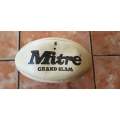 VINTAGE MITRE GRAND SLAM LEATHER RUGBY BALL