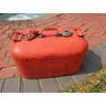 VINTAGE BOAT FUEL TANK WITH GUAGE
