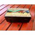 VINTAGE JAPANESE BLACK LAQUER MUSIC JEWELRY BOX