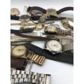 Swiss watches and watch parts - two massive lots one price