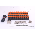 Vruzend V2 DIY Solderless 18650 Battery Holder No Spot Welding. Colour Coded Kit