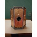 Hand made Bling caddy: pen/ anything holder, copper gilded. CC. SALE - WAS R400