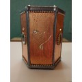 Hand made Bling caddy: pen/ anything holder, copper gilded. CC. SALE - WAS R400