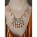 Beautiful yellow Swarovski crystal necklace. FREE SHIPPING over R600. SN5
