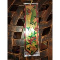 Unique hand-painted, gilded bookmark from the Stained Glass Series. B4. SALE - WAS R399