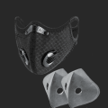 NEOPRENE DUAL VALVE SPORTS MASK WITH 2 FREE FILTERS