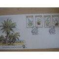 1985 Venda - Plants, Trees, Ferns - 4 stamps on FDC
