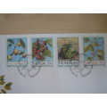 1985 SWA Trees - 4 stamps on FDC