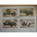 1986 Venda Automobiles 4 stamps on FDC
