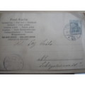 1902 Deutsches Reich MiNr 68 on postcard with Boere Generals, used, stamped