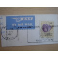 1972 Kenya - Violet Shell 50 c on postal item, stamped