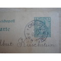 1902 Deutsches Reich MiNr 55 (print) on postcard, stamped