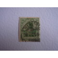 1920 Deutsches Reich MiNr 143 b used, stamped with perfin `fish`