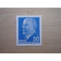 1963 DDR MiNr 937 I R Walter Ulbricht MNH with number `895` on back