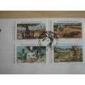 1988 Bophuthatswana National Parks 16,30,40,50 c on FDC