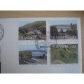 1984 Transkei - Post Offices 11,20,25,30 c stamped on FDC
