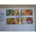 1983 Venda - Subtropical Fruit 10,20,25,40 c stamped on FDC