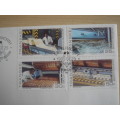 1985 Transkei - Match Industry 12,25,30,50 c stamped on FDC