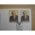 1984 RSA - Staatspresident PW Botha 11,25 c stamped on FDC