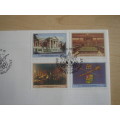 1985 RSA - Parlements Gebou 12,25,30,50 c stamped on FDC