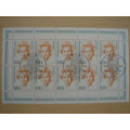 1997 - Kleinbogen (mini sheet of 10 stamps) MiNr 1955-1956 stamped in Bonn