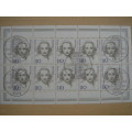 1997 - Kleinbogen (mini sheet of 10 stamps) MiNr 1939-1940 stamped in Berlin