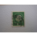 1959 West Berlin MiNr 183 w R used, stamped with number `645` on the back