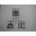 1980 West Berlin MiNr 634-636 FD stamped + MNH in Folder