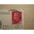1929 Italia - King Victor Emmanuel III 75 C (print) stamped (1937) on postcard