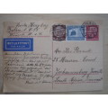1934 Deutsches Reich MiNr 520 X (print) + MiNr 669 (1938) on postcard, stamped