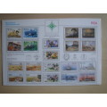 1989 RSA - Mounted Set - 20 stamps MNH