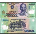 Vietnam 500,000 Dong Banknote, 2021, P-124q, UNC, Polymer